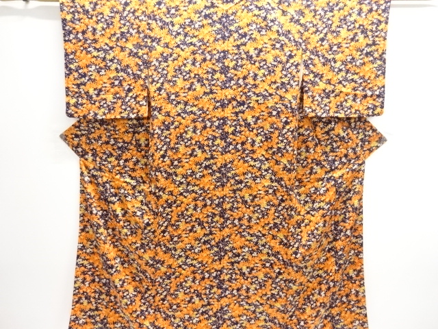 JAPANESE KIMONO / KOMON / MAPLE & SAKURA